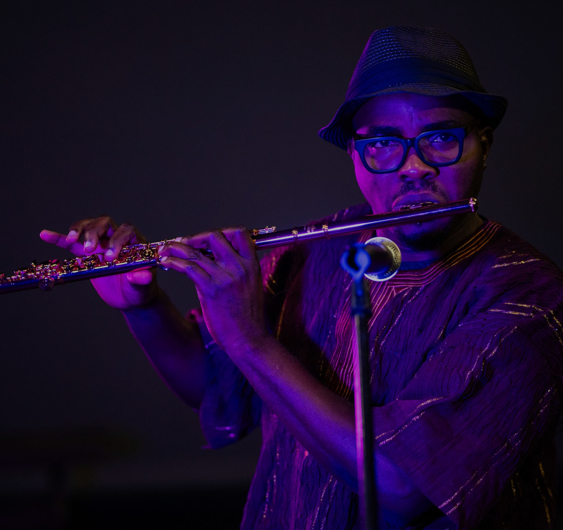 Studio recording session